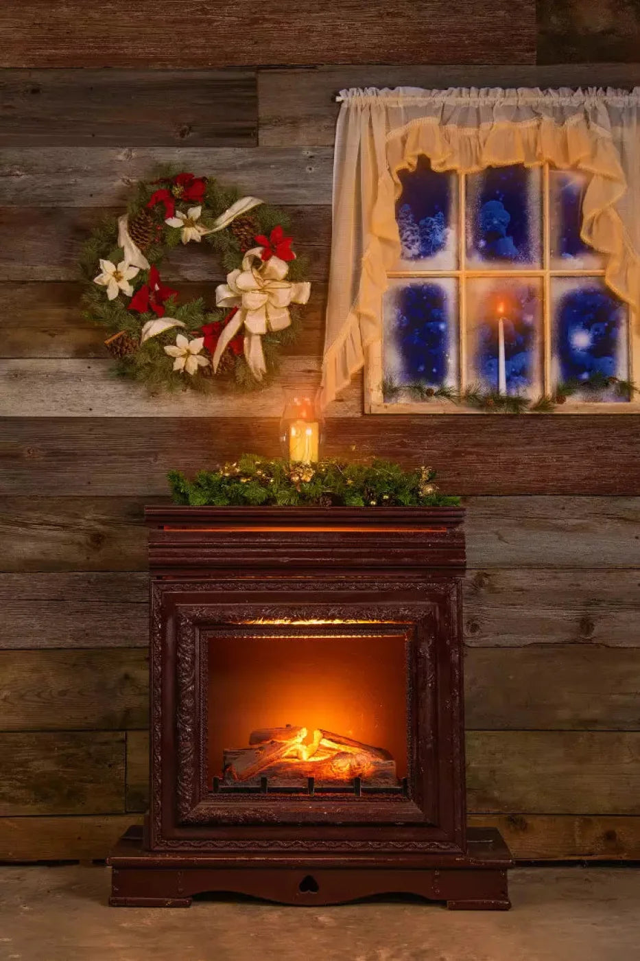 Christmas Plain 5X76 For Lvl Up Backdrop System ( 60 X 90 Inch )