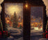 Beige Christmas Backdrop for Photography