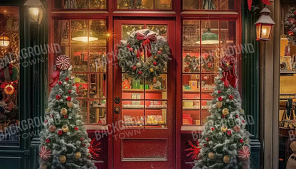 Christmas Shop Ii 14’X8’ Ultracloth (168 X 96 Inch) Backdrop