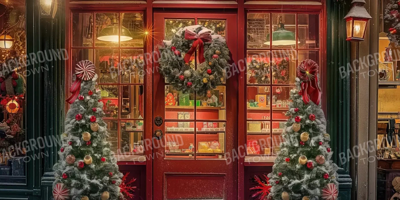 Christmas Shop Ii 20’X10’ Ultracloth (240 X 120 Inch) Backdrop