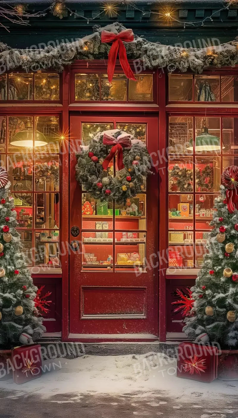Christmas Shop Ii 8’X14’ Ultracloth (96 X 168 Inch) Backdrop
