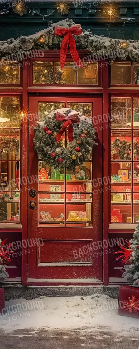 Christmas Shop Ii 8’X20’ Ultracloth (96 X 240 Inch) Backdrop