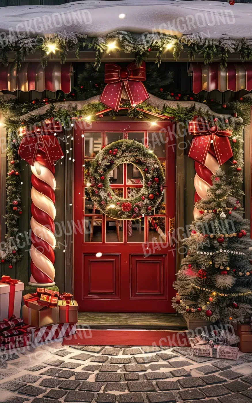 Christmas Shop I 10’X16’ Ultracloth (120 X 192 Inch) Backdrop