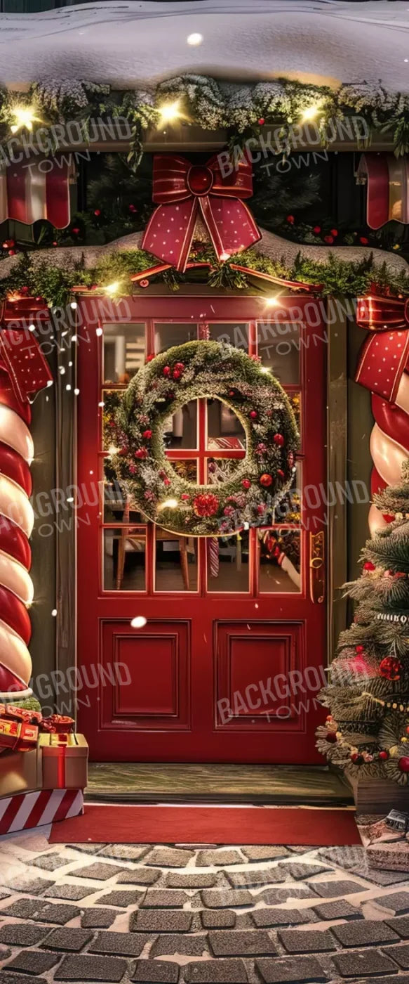 Christmas Shop I 5’X12’ Ultracloth For Westcott X-Drop (60 X 144 Inch) Backdrop