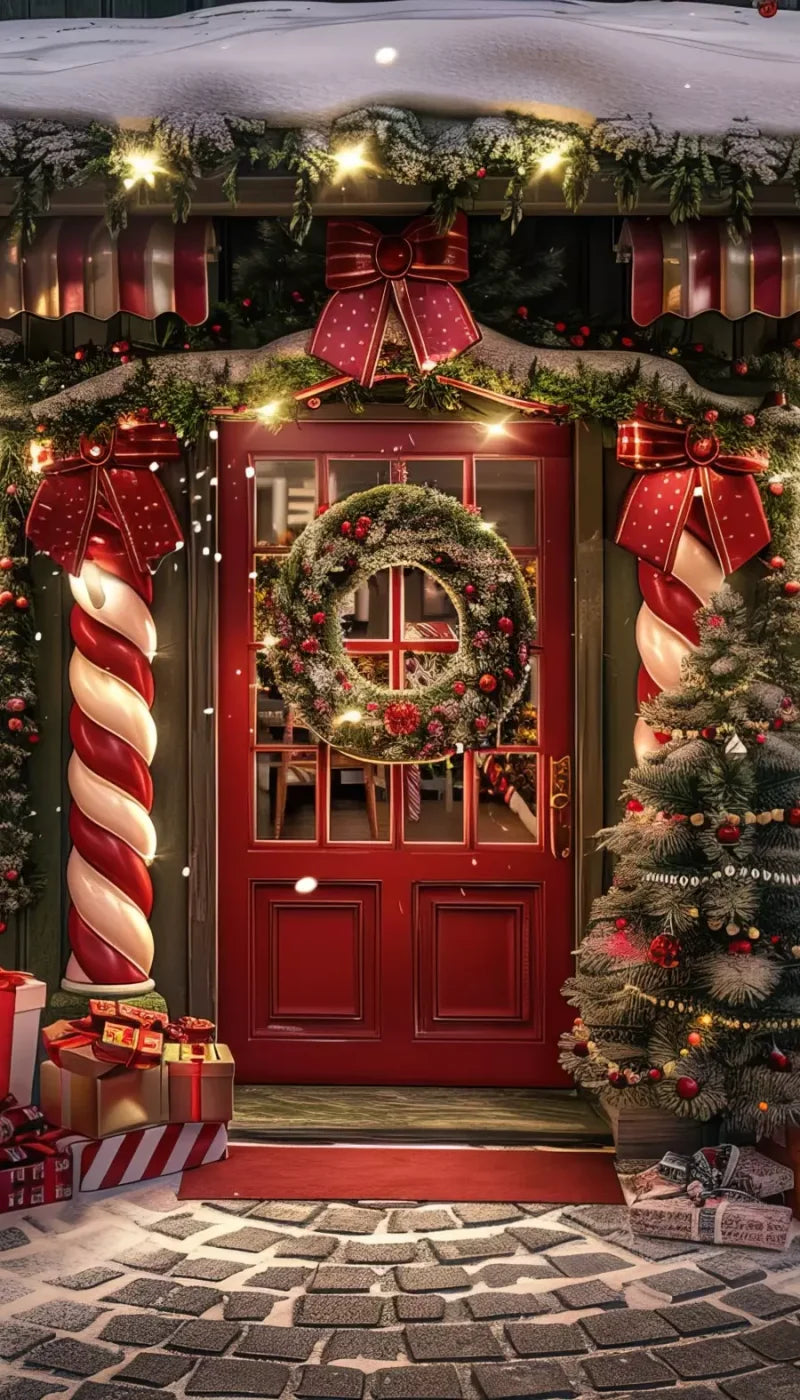 Christmas Shop I 8’X14’ Ultracloth (96 X 168 Inch) Backdrop