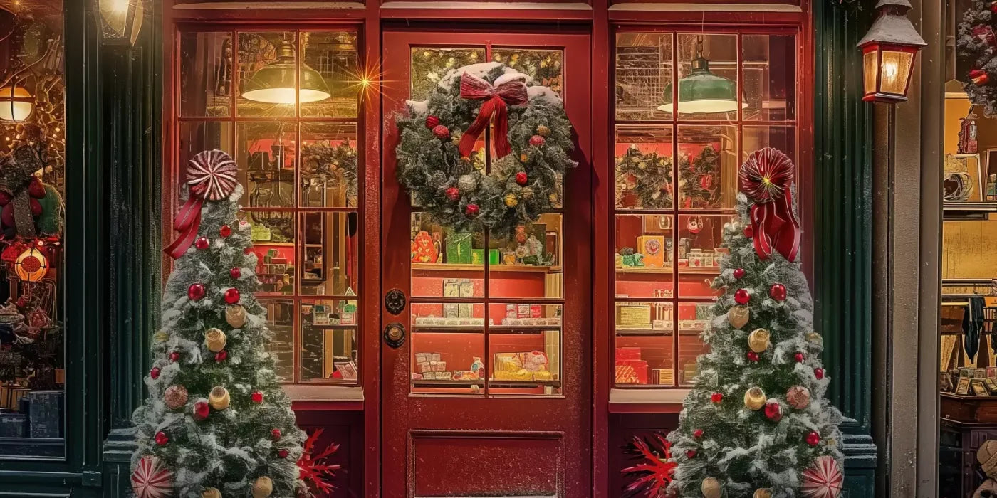 Christmas Shop Ii 16’X8’ Ultracloth (192 X 96 Inch) Backdrop