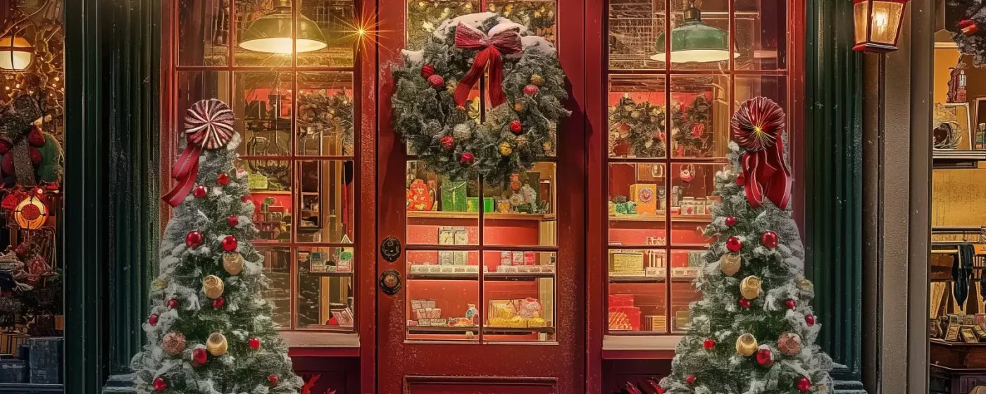 Christmas Shop Ii 20’X8’ Ultracloth (240 X 96 Inch) Backdrop