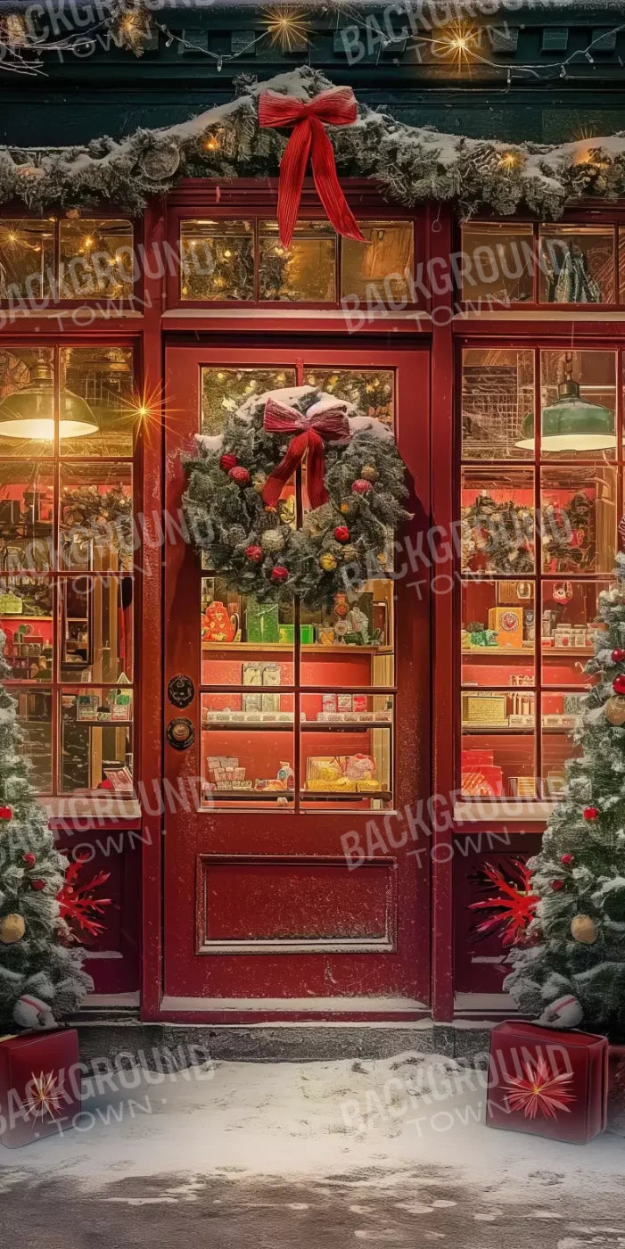 Christmas Shop Ii 8’X16’ Ultracloth (96 X 192 Inch) Backdrop