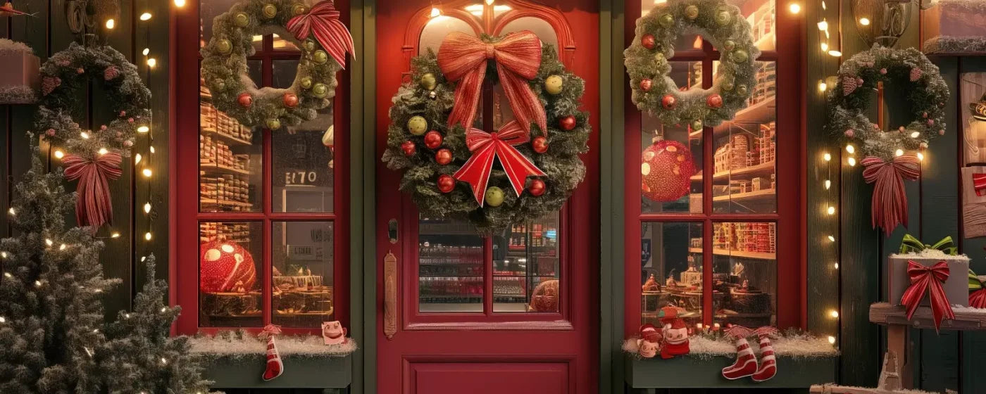 Christmas Shop Iii 20’X8’ Ultracloth (240 X 96 Inch) Backdrop