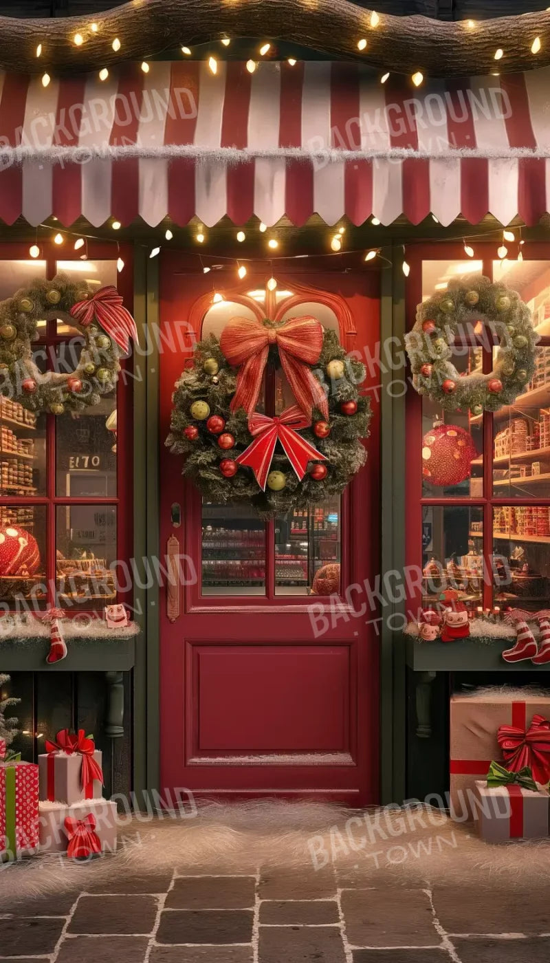 Christmas Shop Iii 8’X14’ Ultracloth (96 X 168 Inch) Backdrop