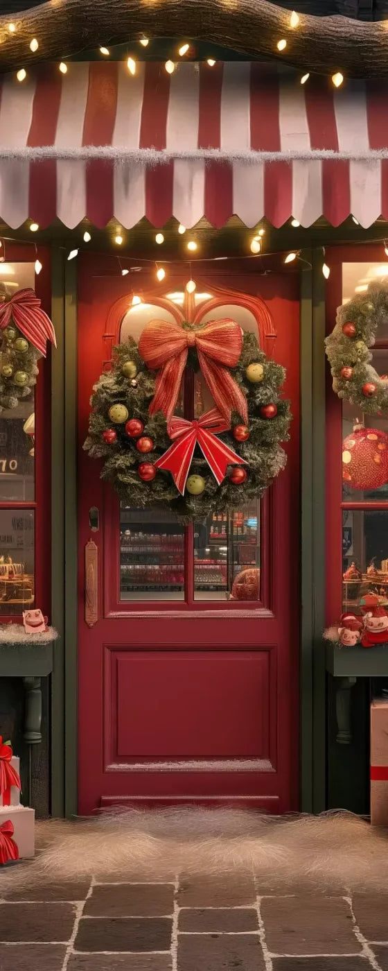 Christmas Shop Iii 8’X20’ Ultracloth (96 X 240 Inch) Backdrop