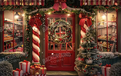 Christmas Shop I 16’X10’ Ultracloth (192 X 120 Inch) Backdrop