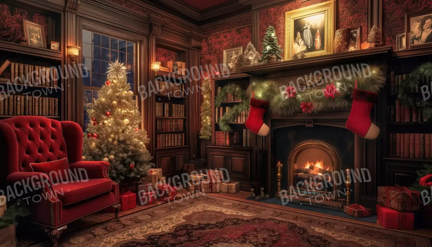 Christmas Study I 14’X8’ Ultracloth (168 X 96 Inch) Backdrop