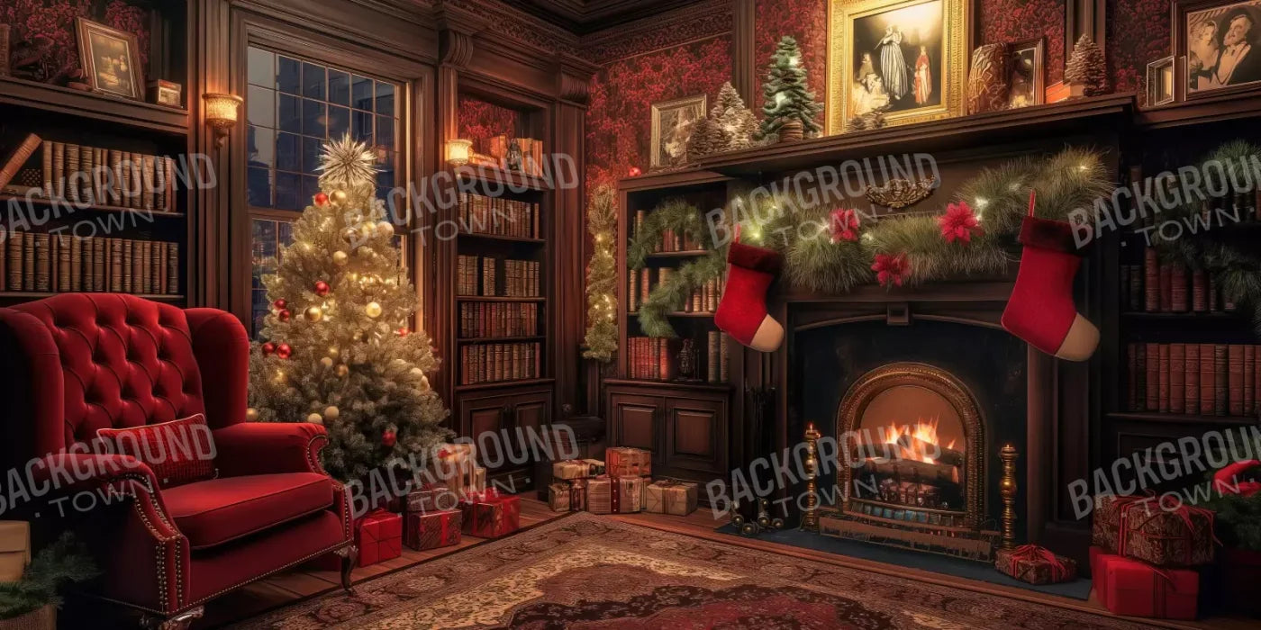 Christmas Study I 16’X8’ Ultracloth (192 X 96 Inch) Backdrop