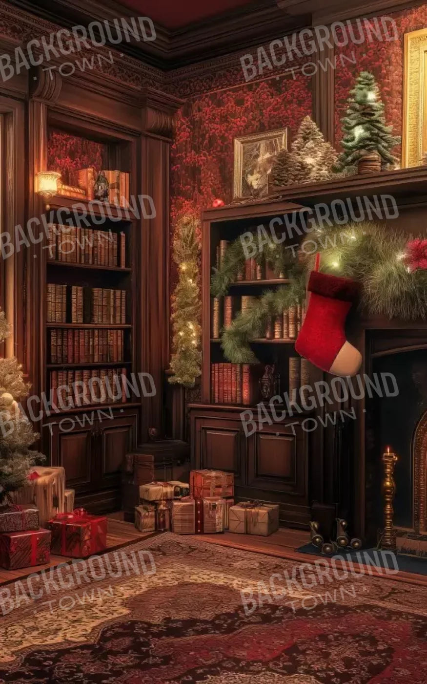 Christmas Study I 5’X8’ Ultracloth (60 X 96 Inch) Backdrop