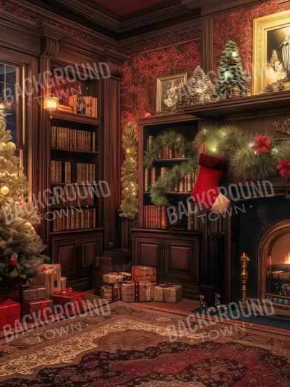 Christmas Study I 6’X8’ Fleece (72 X 96 Inch) Backdrop
