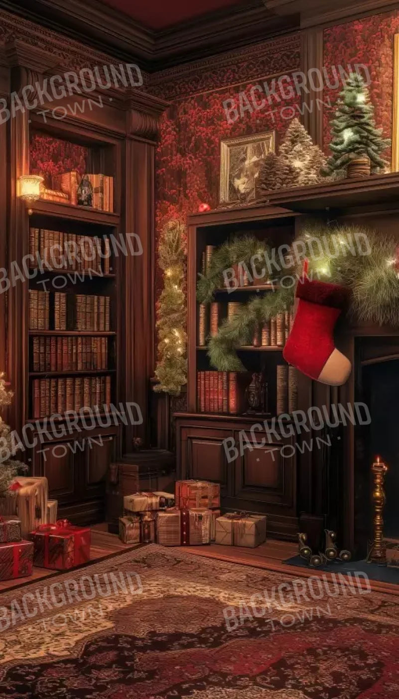 Christmas Study I 8’X14’ Ultracloth (96 X 168 Inch) Backdrop