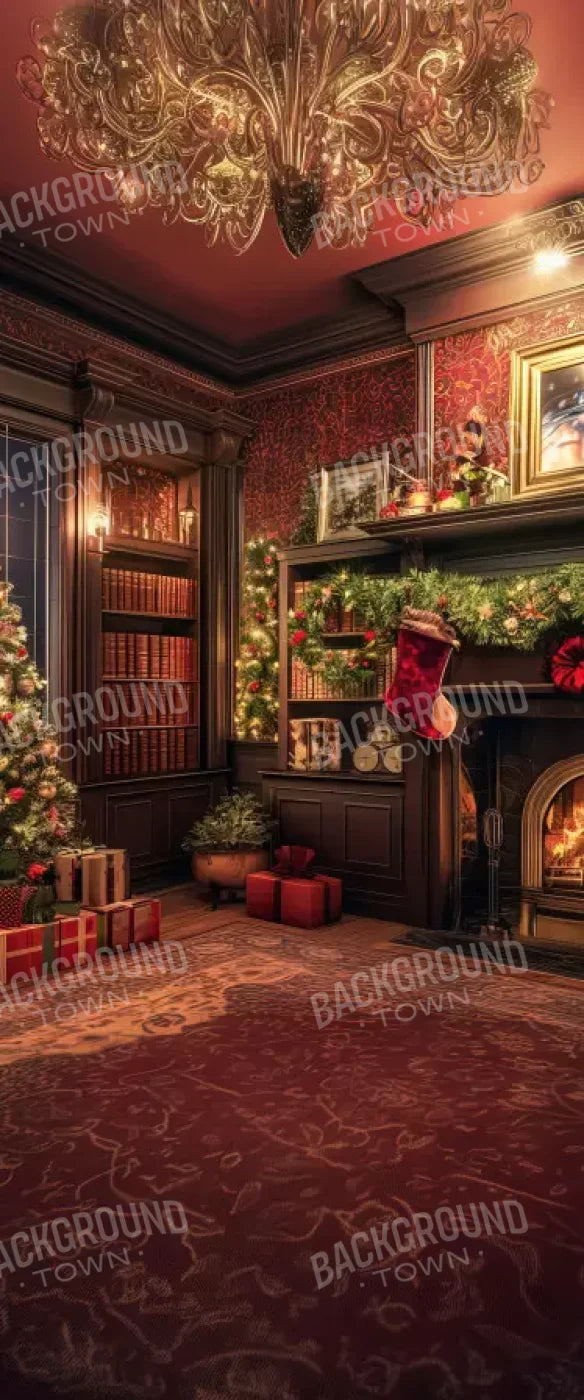 Christmas Study I Full 5’X12’ Ultracloth For Westcott X-Drop (60 X 144 Inch) Backdrop