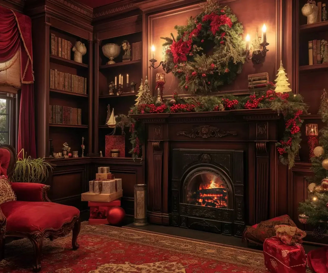 Christmas Study Ii 5’X4’2 Fleece (60 X 50 Inch) Backdrop