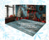 Christmas Teal Room Bundle Part Iii Floor Backdrop