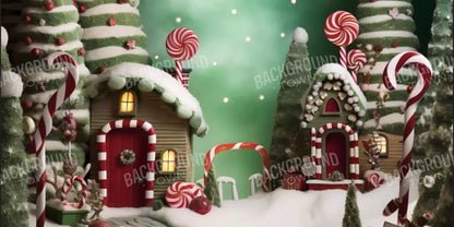 Christmas Town Iii 20’X10’ Ultracloth (240 X 120 Inch) Backdrop