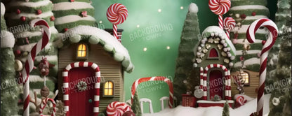 Christmas Town Iii 20’X8’ Ultracloth (240 X 96 Inch) Backdrop