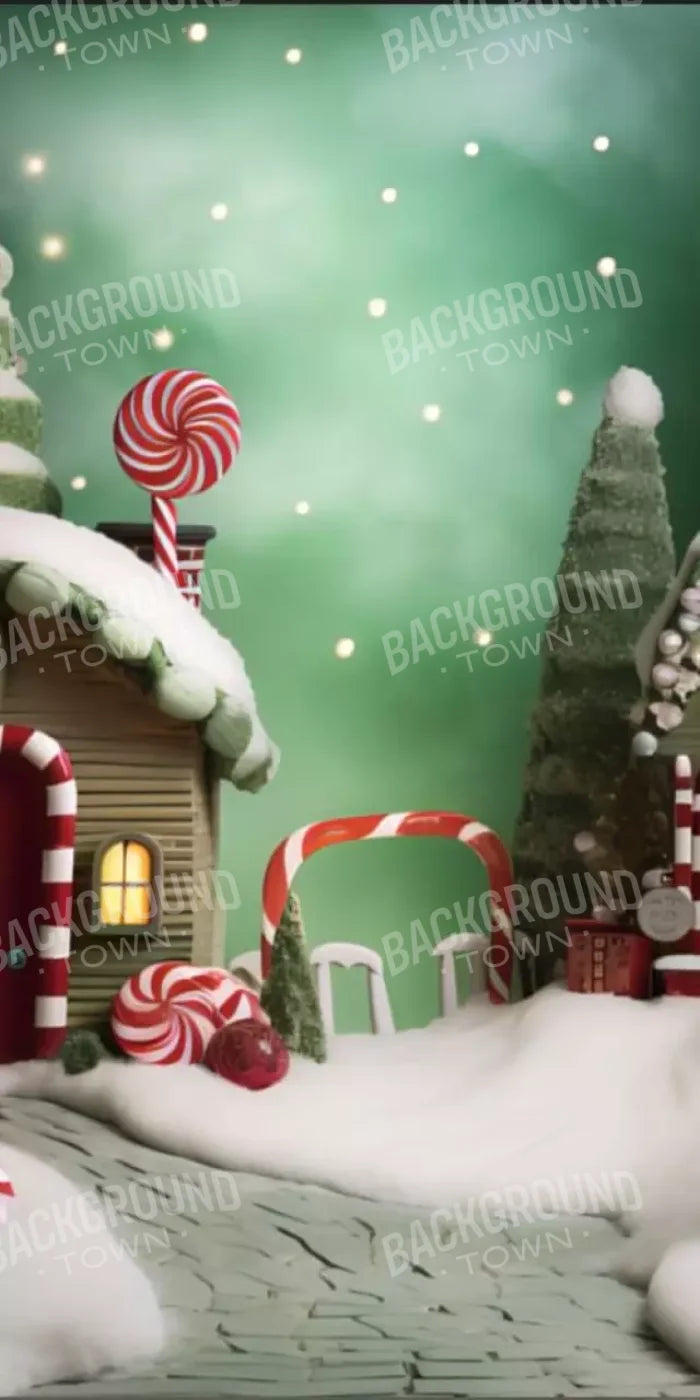 Christmas Town Iii 8’X16’ Ultracloth (96 X 192 Inch) Backdrop