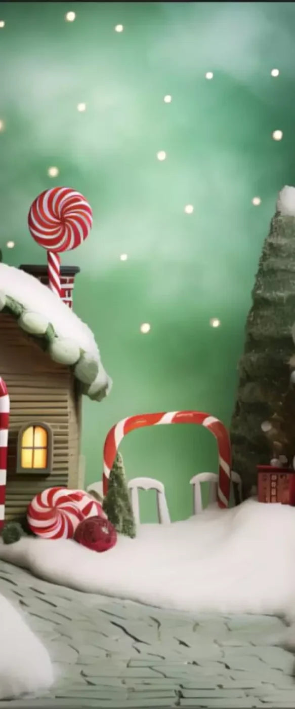 Christmas Town Iii 5’X12’ Ultracloth For Westcott X-Drop (60 X 144 Inch) Backdrop