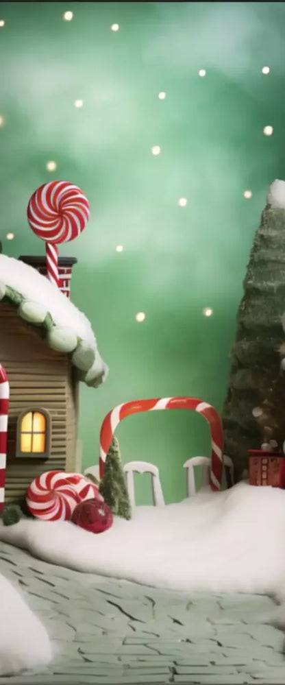 Christmas Town Iii 5’X12’ Ultracloth For Westcott X-Drop (60 X 144 Inch) Backdrop