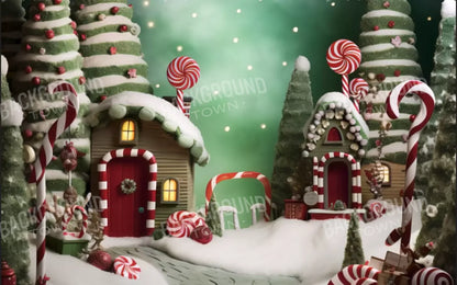 Christmas Town Iii 8’X5’ Ultracloth (96 X 60 Inch) Backdrop
