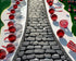 Christmas Town Floor 10’X8’ Rubbermat (120 X 96 Inch) Backdrop