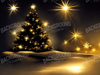 Whimsical Christmas Tree Ii 6’8X5’ Fleece (80 X 60 Inch) Backdrop