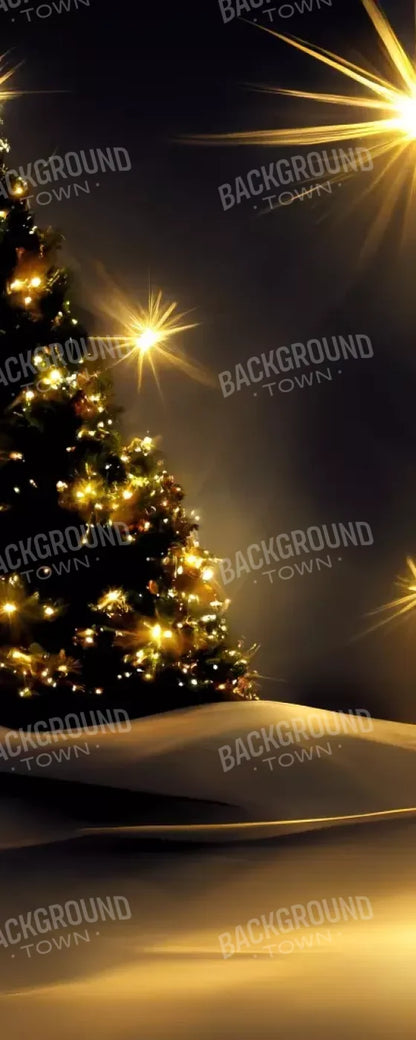 Whimsical Christmas Tree Ii 8’X20’ Ultracloth (96 X 240 Inch) Backdrop