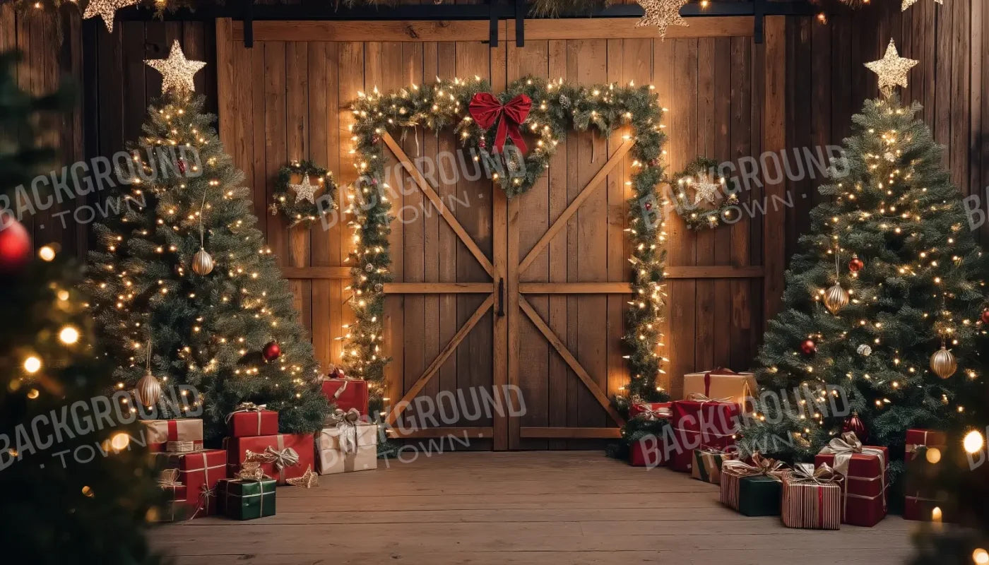 Christmas Tree Barn 14’x8’ UltraCloth (168 x 96 inch) Backdrop