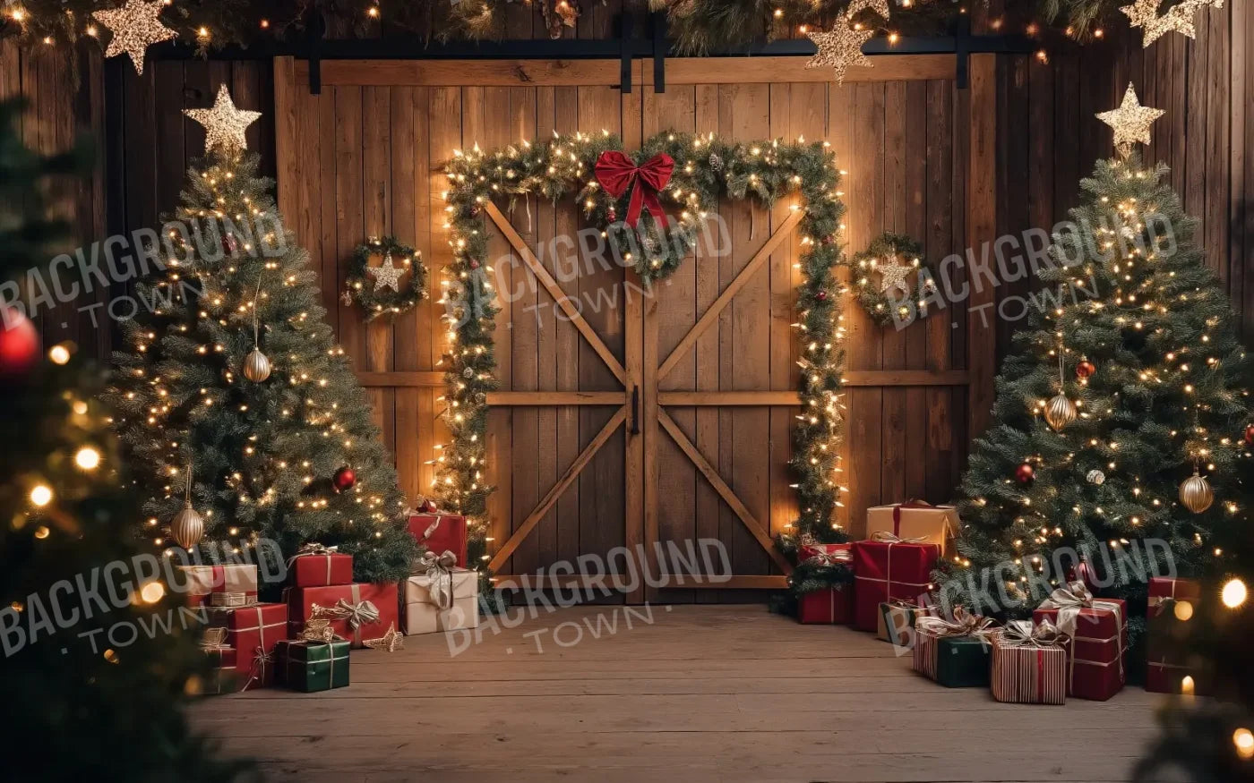 Christmas Tree Barn 8’x5’ UltraCloth (96 x 60 inch) Backdrop