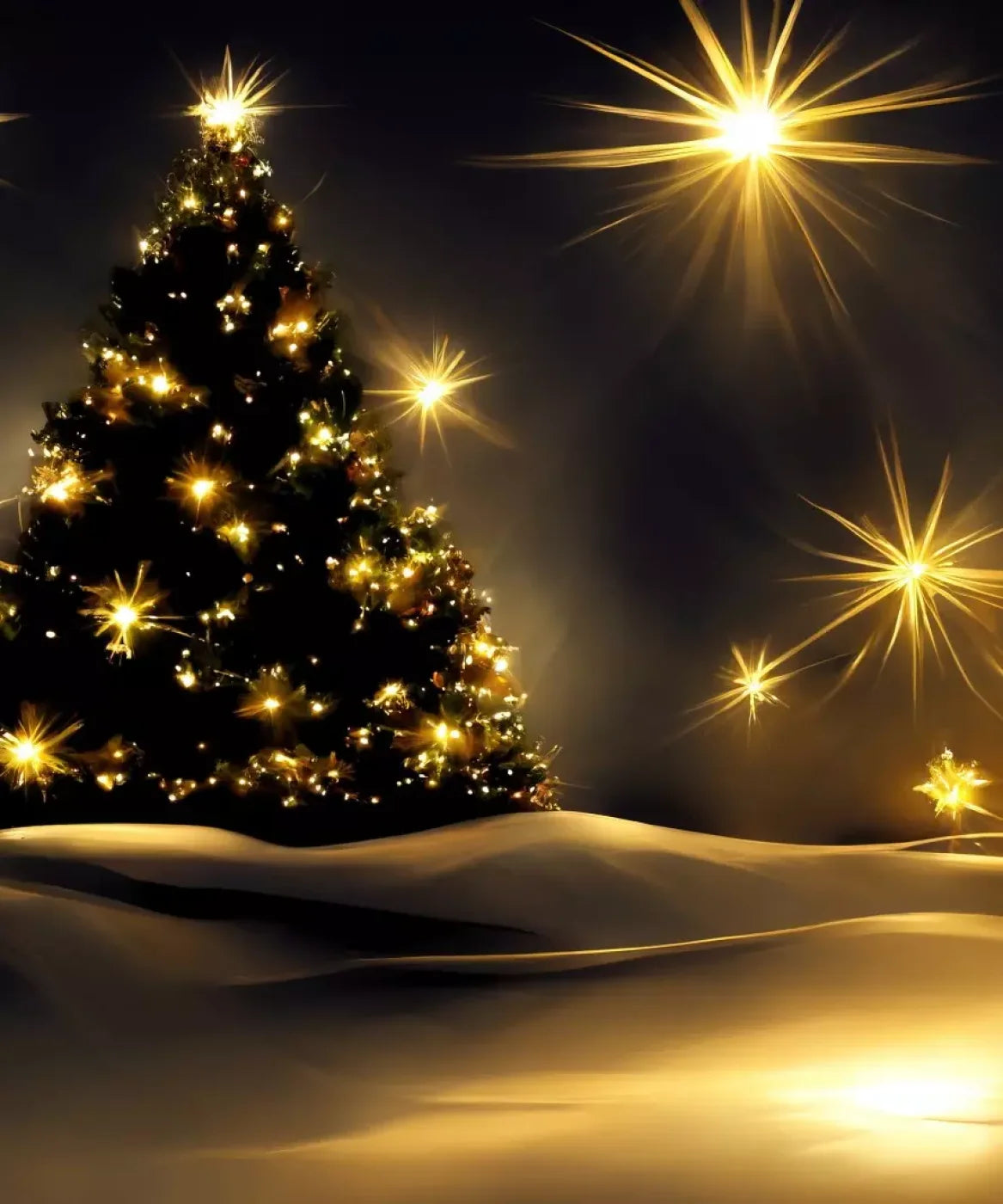 Whimsical Christmas Tree Ii 10’X12’ Ultracloth (120 X 144 Inch) Backdrop
