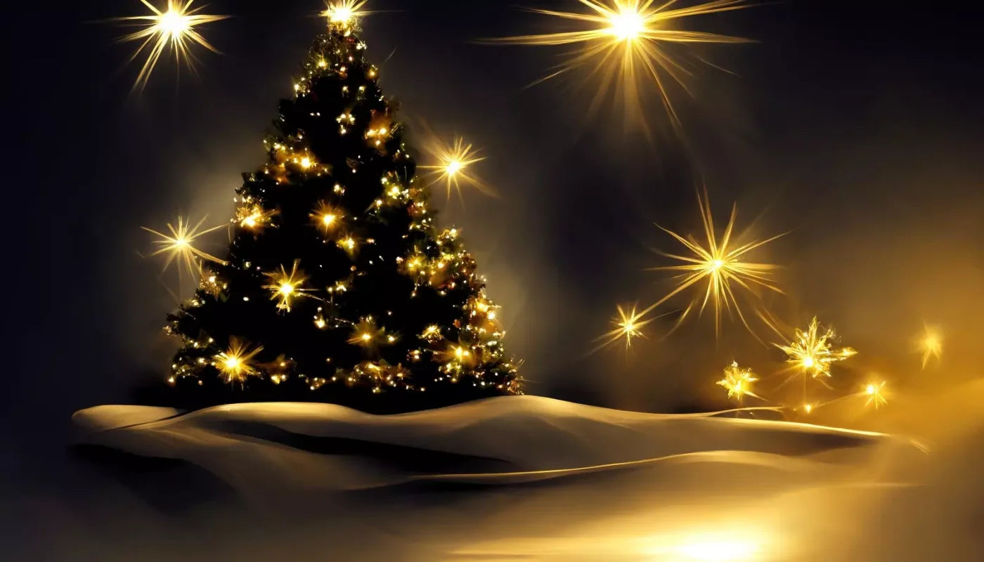 Whimsical Christmas Tree Ii 14’X8’ Ultracloth (168 X 96 Inch) Backdrop