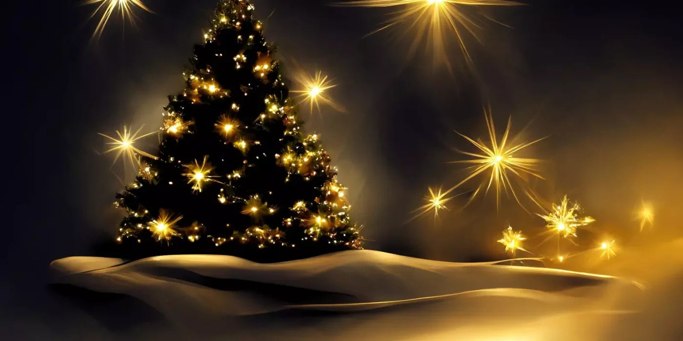 Whimsical Christmas Tree Ii 16’X8’ Ultracloth (192 X 96 Inch) Backdrop