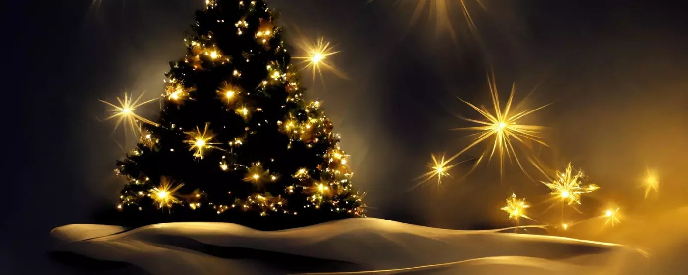 Whimsical Christmas Tree Ii 20’X8’ Ultracloth (240 X 96 Inch) Backdrop