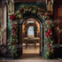 Christmas Castle Arched Hall Backdrop for Photography