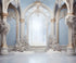 Elegant Holiday Christmas Ballroom  Backdrop for Photography