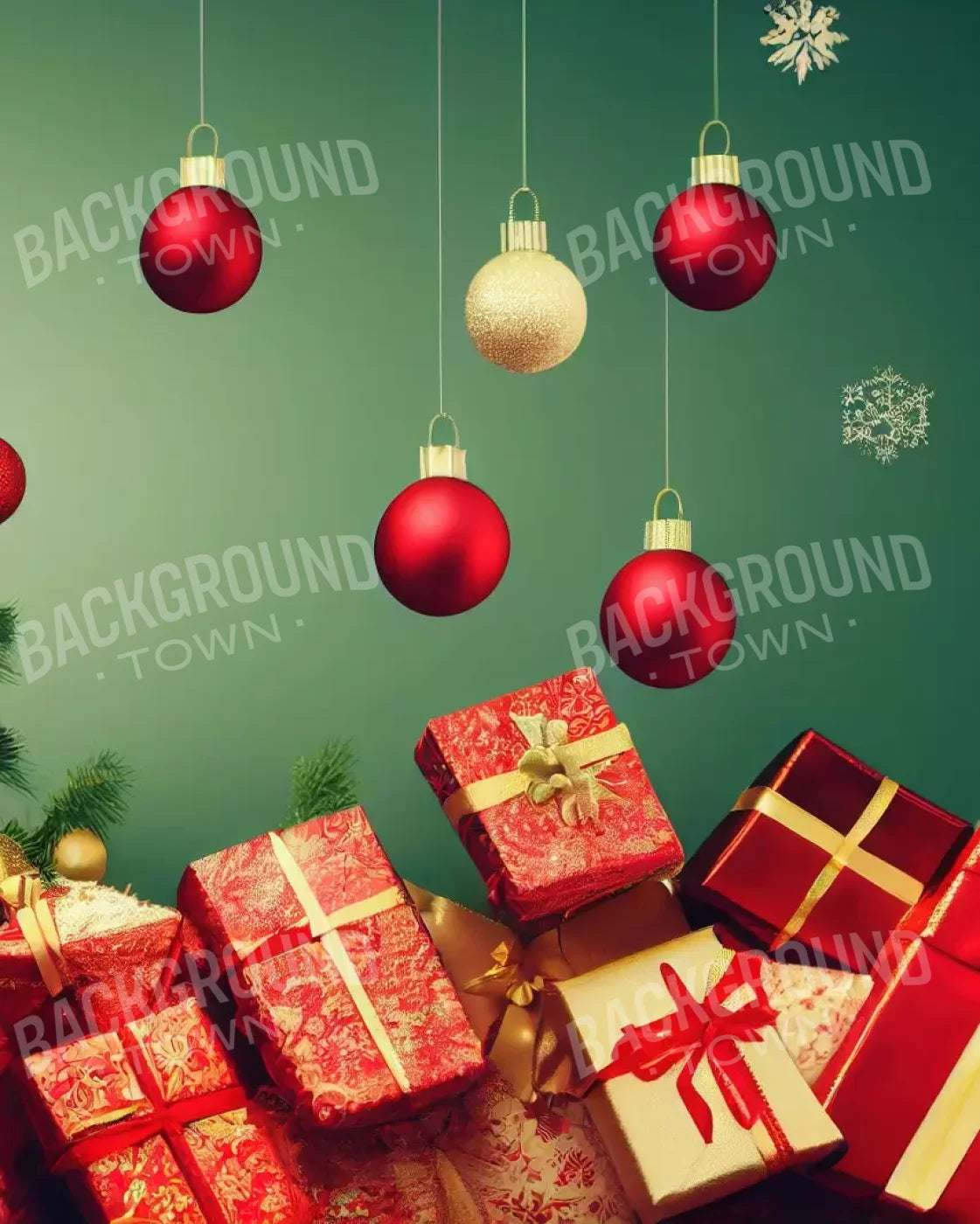 Christmas Wishes 8’X10’ Fleece (96 X 120 Inch) Backdrop