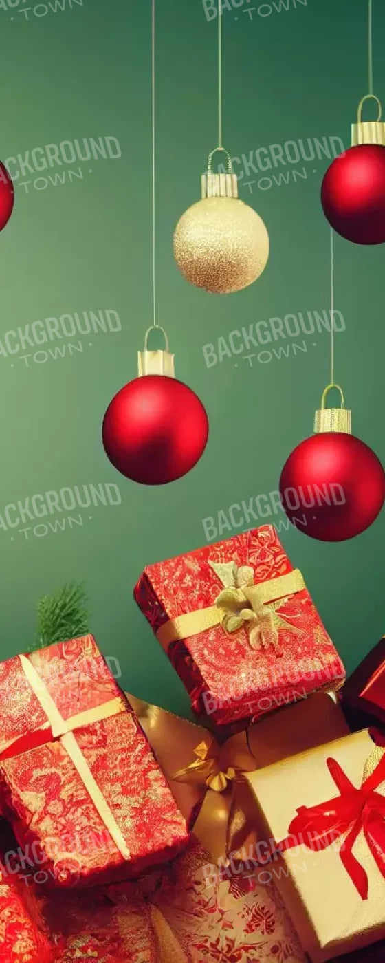 Christmas Wishes 8’X20’ Ultracloth (96 X 240 Inch) Backdrop