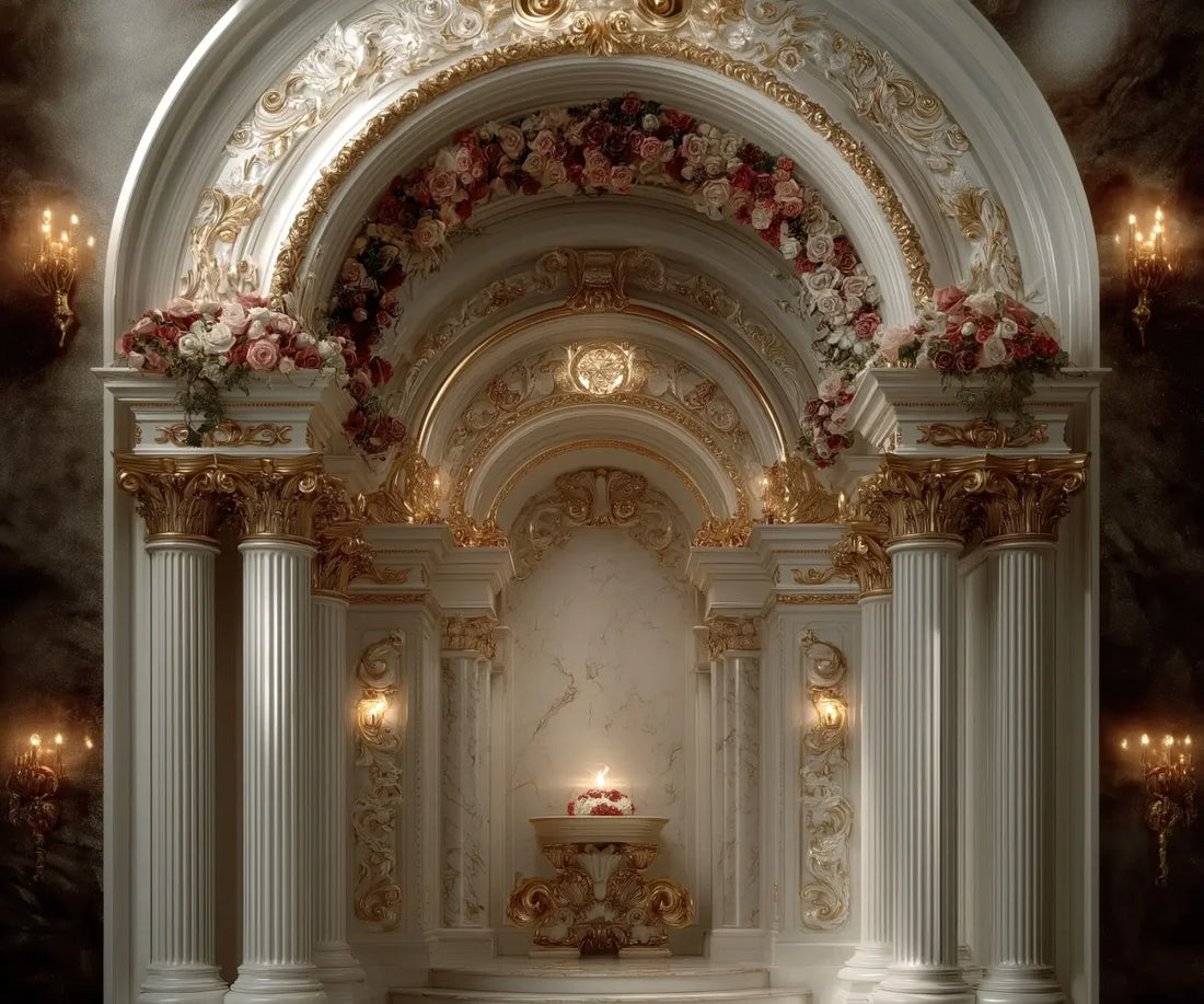Church Sanctuary 5’x4’2 Fleece (60 x 50 inch) Backdrop