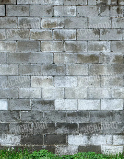 Cinder Block Wall 6X8 Fleece ( 72 X 96 Inch ) Backdrop