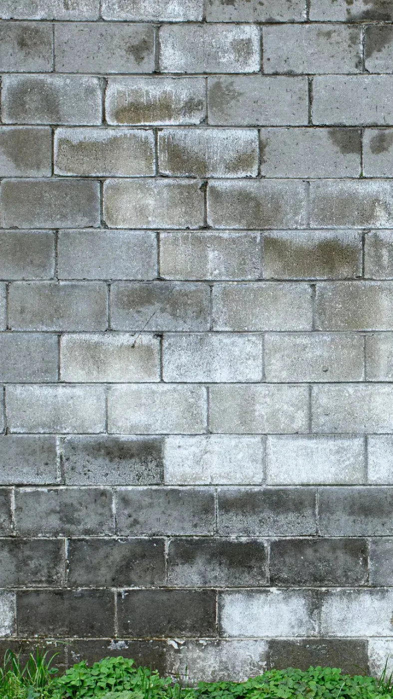 Cinder Block Wall 8X14 Ultracloth ( 96 X 168 Inch ) Backdrop