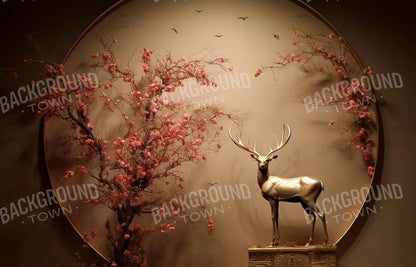 CircleBlossomDeer 14’x9’ UltraCloth (168 x 108 inch) Backdrop