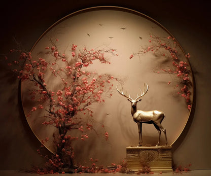 Brown Pink  Backdrop for Photography