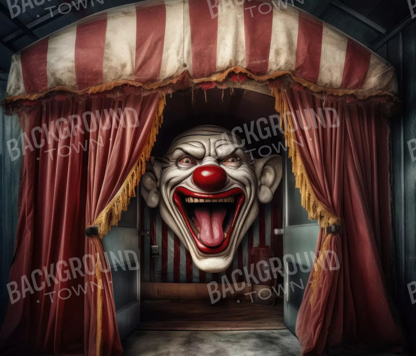 Circus Fright 12X10 Ultracloth ( 144 X 120 Inch ) Backdrop