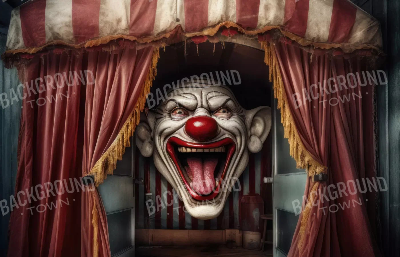Circus Fright 12X8 Ultracloth ( 144 X 96 Inch ) Backdrop